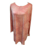 Pure Jill Super Soft Pink White L Tunic & Scarf Outfit Size L Photo 5