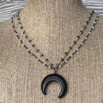 Crescent Double  Necklace Photo 0