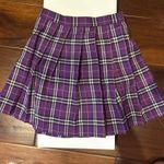 Amazon Purple Plaid Mini Skirt  Photo 0