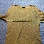 American Eagle Woman's XL Mustard Yellow Long Sleeve Knit Shirt Photo 8