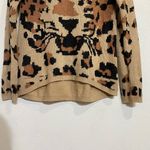 belle du jour  Leopard Print High Low Hem Sweater Sz M Photo 3