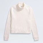 The North Face  Women's Chabot Mock Neck Long Sleeve Sweater White Dune XL Photo 1