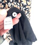 BANJANAN Anthropologie Boho Brown Black Floral Tie Waist MIDI Flowy Dress Size M Photo 8