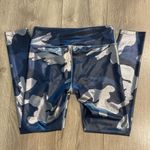 Noli  Guerra Hi-Rise‎ Blue Metallic Camouflage Yoga Compression Leggings Medium Photo 4