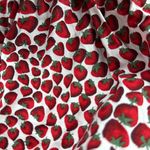 J.Crew  cinched waist cropped top in strawberry swirl cotton poplin XS blouse new Photo 3