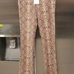 ANINE BING ππ Cigarette Python Trousers ~ Split Cuff Snakeskin Print XS NWT Photo 13
