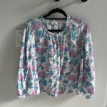 Love Shack Fancy  floral long sleeve blouse size XS Photo 0