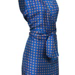 Diane Von Furstenberg mura tile Tiefront silk sleeveless mini dress Photo 5