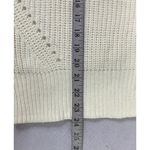 Time & Tru Women's Knitted Cream Sweater Photo 4