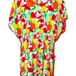 Disney Tropical Fruit Mickey Mouse Dress Swim Coverup Beach Caftan Small Resort Photo 0