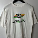 Vintage 90s Valtex Soccer T Shirt Ultimate Goal Sports Graphic Tee Football White Size M Photo 9