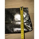 Thierry Mugler M/L Fold Over Metalic‎ Silver Clutch H Photo 8