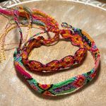 NEW Multicolored Handwoven Cotton Wristband Bracelets Photo 0