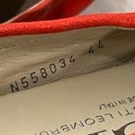 AGL Monika Ballet Flats Womens 14 Orange Patent Leather Cap Toe Feminine Italy Size 13 Photo 14