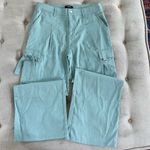 New NIP Chicme Green Tea Dring Cargo Pants Wide Leg XL Photo 1