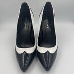 Pleaser Heel Black White Seduce 425 4" Pump Stiletto Pole Size‎ 9 Dust Bags Photo 1