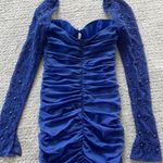 Oh Polly Embellished Long Sleeve Mini Dress Photo 1