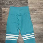 Bombshell sportswear  Blue & White Thigh High Leggings - Size Small Photo 5