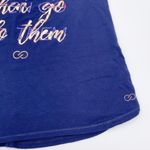 Calia by Carrie Underwood Think of All the Things Graphic Tank Top Size Medium Blue Photo 4