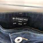 Bloomchic  Slightly Stretchy High Rise Dark Wash Jeans Blue 22 Photo 4