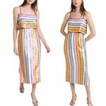 Veronica Beard  Ivanna Sequin Stripe Midi Dress Size 6 NWOT Photo 2