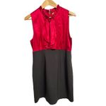 Alice + Olivia  Jabot red black dress Gossip girl Blair waldorf size 4 Photo 2