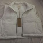 Thread and Supply White Puffer Vest Photo 0