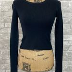 Akira  Ribbed Long Sleeve Cropped Sweater Photo 0