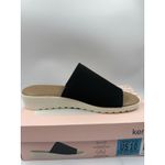 Kensie Women's Knit Slip On Small Platform Sandals Black Size 10 New Photo 7