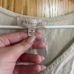 Button Down Boho Dress Tan Size 16 Photo 2