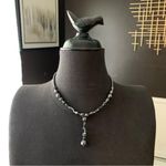 Lot Of 2 Hematite Metallic Black Beaded Necklaces Photo 5