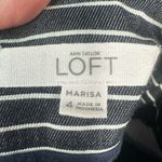 Ann Taylor  LOFT Marisa Women Blue Stripe Ankle Pant Size 4 EUC Photo 6