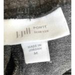 J.Jill  Pants Gray Stretch Ponte Slim Leg Trousers‎ Slacks High Rise Stretch M Photo 2