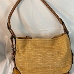 Fossil Tan Woven handbag/shoulder bag, not adjustable strap, magnetic closure Photo 0