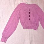 Free People NWT  Prairie Henley Long Sleeve top size Small Photo 2