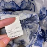 Bellambra NWT  White/Blue Halter Tie Floral Linen Dress S Photo 7