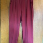 Loft  Pintuck Pull-on Pant Dark Pink M Photo 0
