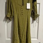 Faithfull the Brand Sophia Mini Dress Belmont Dot Print Dress US Size 4/Small Photo 0