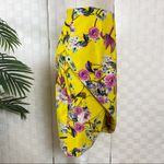 Gracia  Yellow Floral Wrap Style Skirt Photo 2