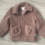 NWOT UpWest Mauve‎ Sherpa Jacket Size Small Pink Photo 0