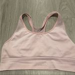 PINK - Victoria's Secret  Light Pink Mesh Sports Bra Photo 0