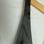 ZARA NWT Satin Slip Dress Sz Large Tie Front Halter Neck Midi Photo 6