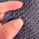 Vince Navy Blue Tweed Asymmetrical Zip Blazer Jacket Womens XS Preppy Classic Photo 7