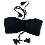 Eberjay Eberjey Sacred Stitch Bandeau Bikini Top Black New With Tags‎ Large Photo 5