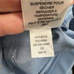 Chico's  1 US M 8 Capri Pants Women’s Blue Cargo Cropped Flat Front Casual Stretch Photo 8