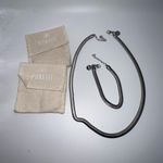 Purelei German made Snake Chain Necklace and Bracelet set. Brand new Silver Photo 3