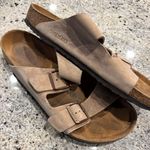 Birkenstock Arizona Slide Sandals 44 (Tobacco Oiled Leather) Photo 4