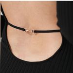 NWT Rumored Presley Maxi Dress Boat Neck Open Back Sexy Long Sleeve Size S Black Photo 6