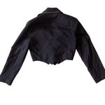 Vintage Sia Bellini Bolero Jacket Black Size 6 Photo 4