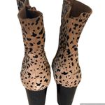 Gibson Latimer Lessonii Cheetah/Leopard Suede Block Heel Boots Size 8.5 Photo 3
